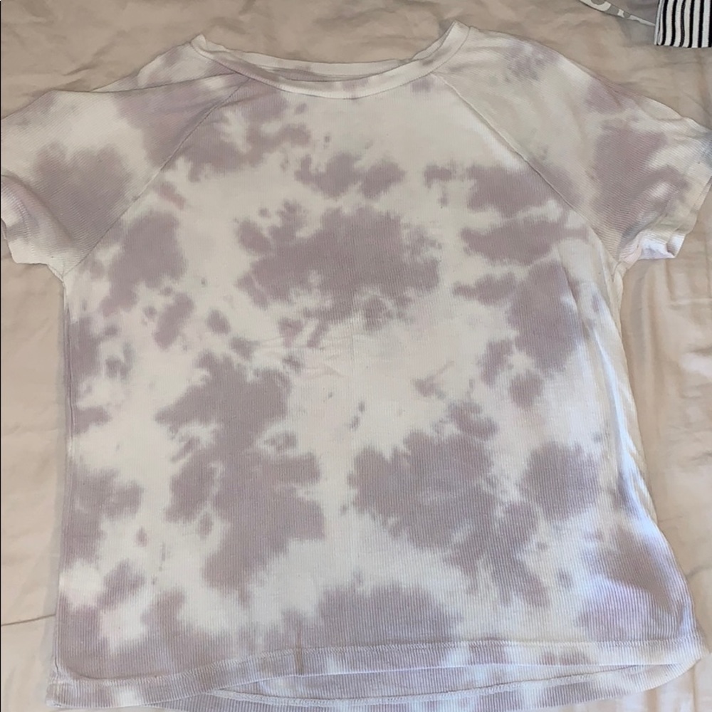 small lavender and white soft and sexy T